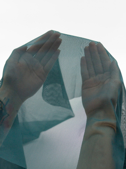 Сетка эластичная изумруд НОВАЯ метражом (Турция)