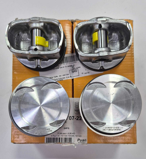 Поршни с кольцами +0.50 G4FG NURAL