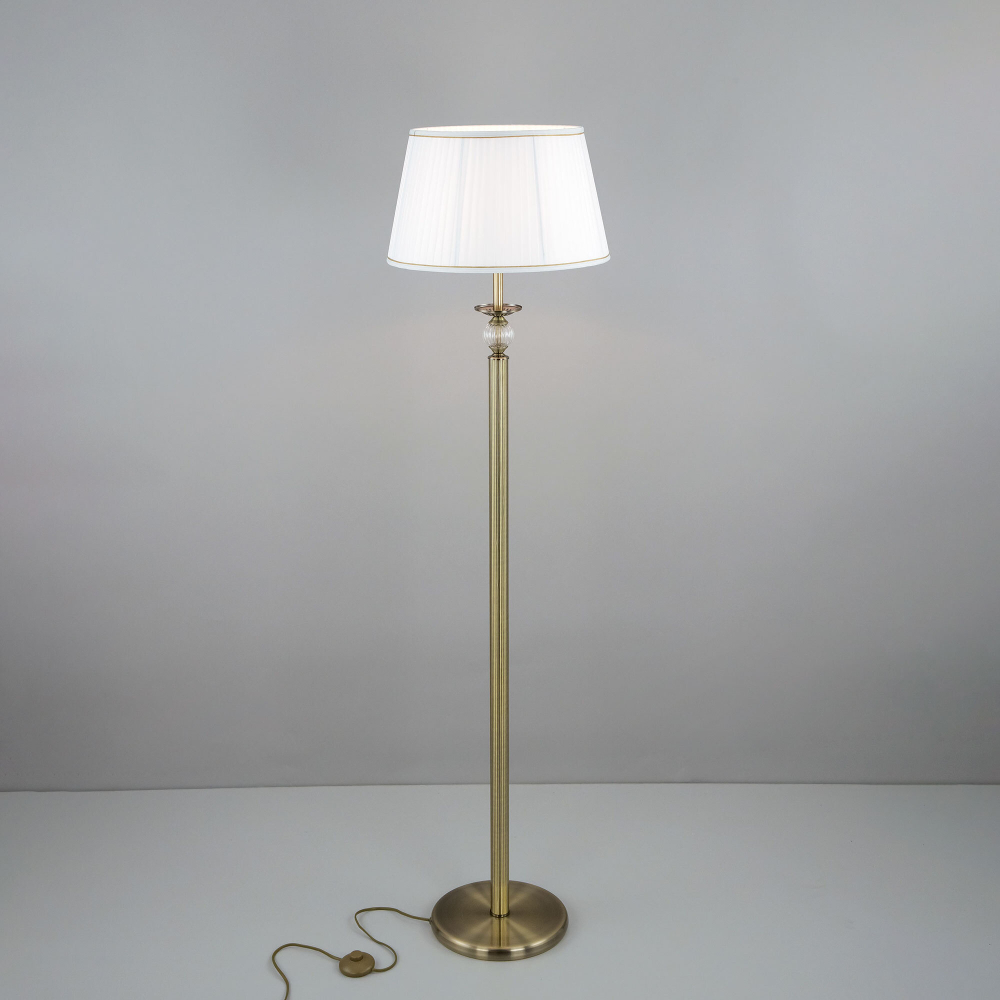 Citilux Гера CL433913 Торшер с абажуром Бронза