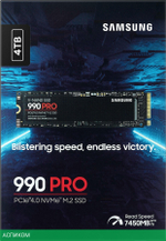 SSD диск Samsung 990 PRO Series 4Tb (MZ-V9P4T0CW)