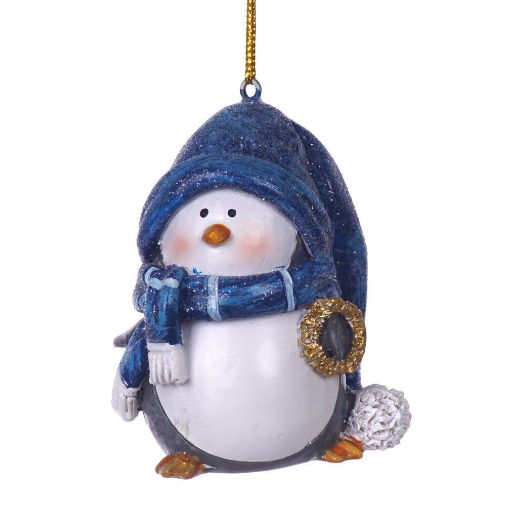 GAEM Фигурка декоративная подвесная "Пингвин", L5 W5 H6,5 см, 2в.