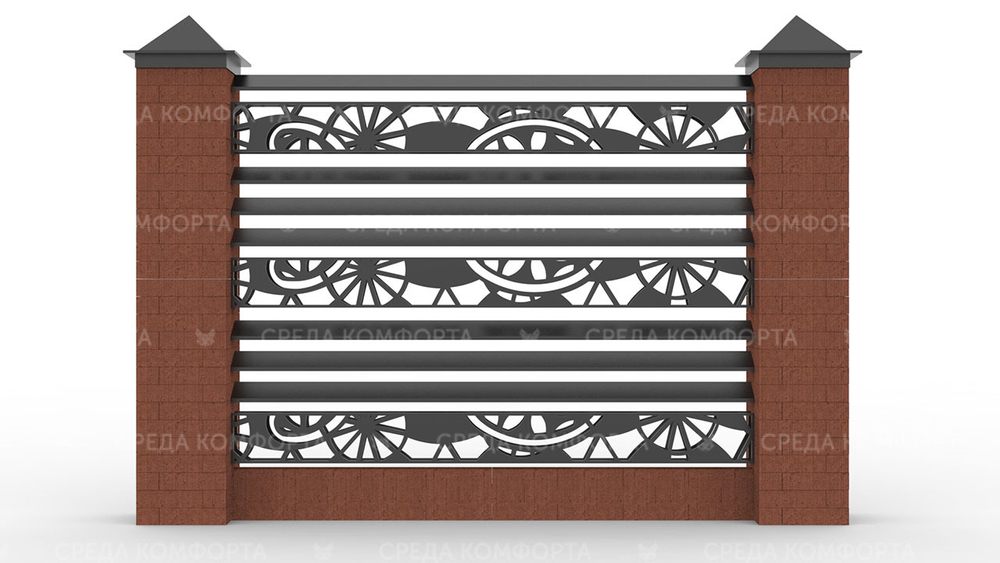 Забор жалюзи ZBR0126