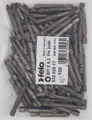 Felo Бита крестовая серия Industrial PH 2X50, 100 шт 03202517