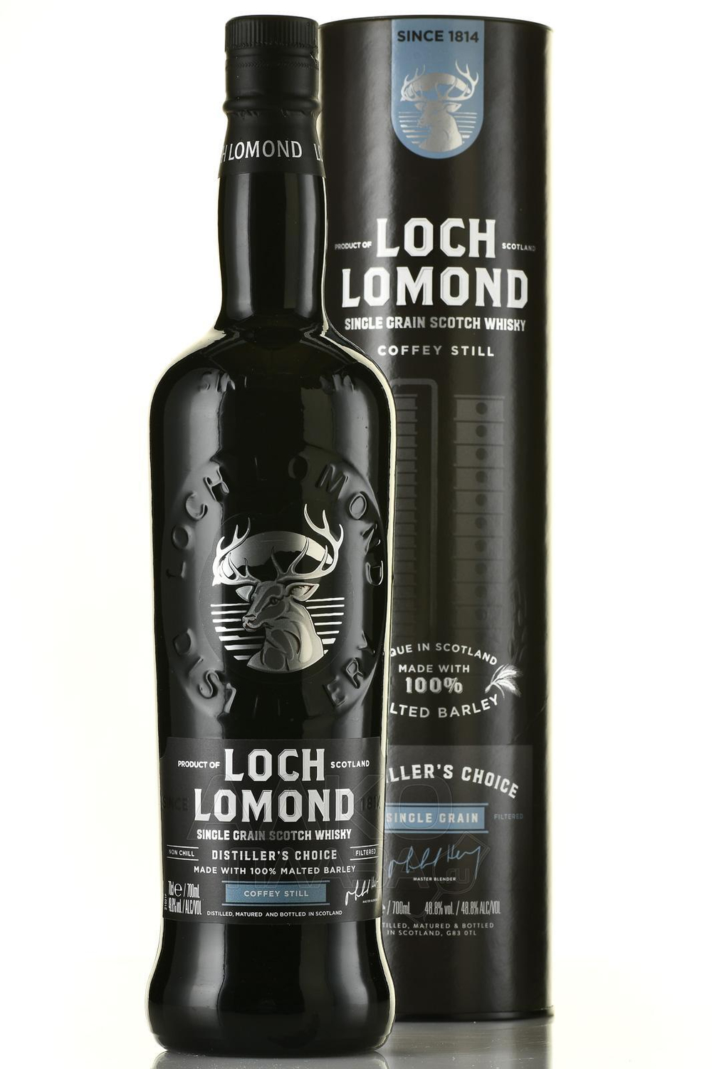 Виски Loch Lomond Single Grain Distillers Choice Coffey Still  in tube, 0,7 л.