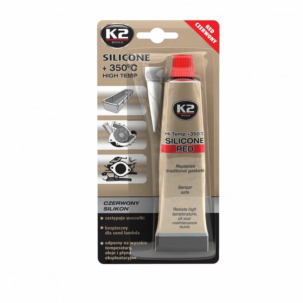СИЛИКОН КРАСНЫЙ &quot;К2&quot; SILIKON RED BL 85 G