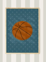 Постер для детской мальчика 60х90 см ретро спорт