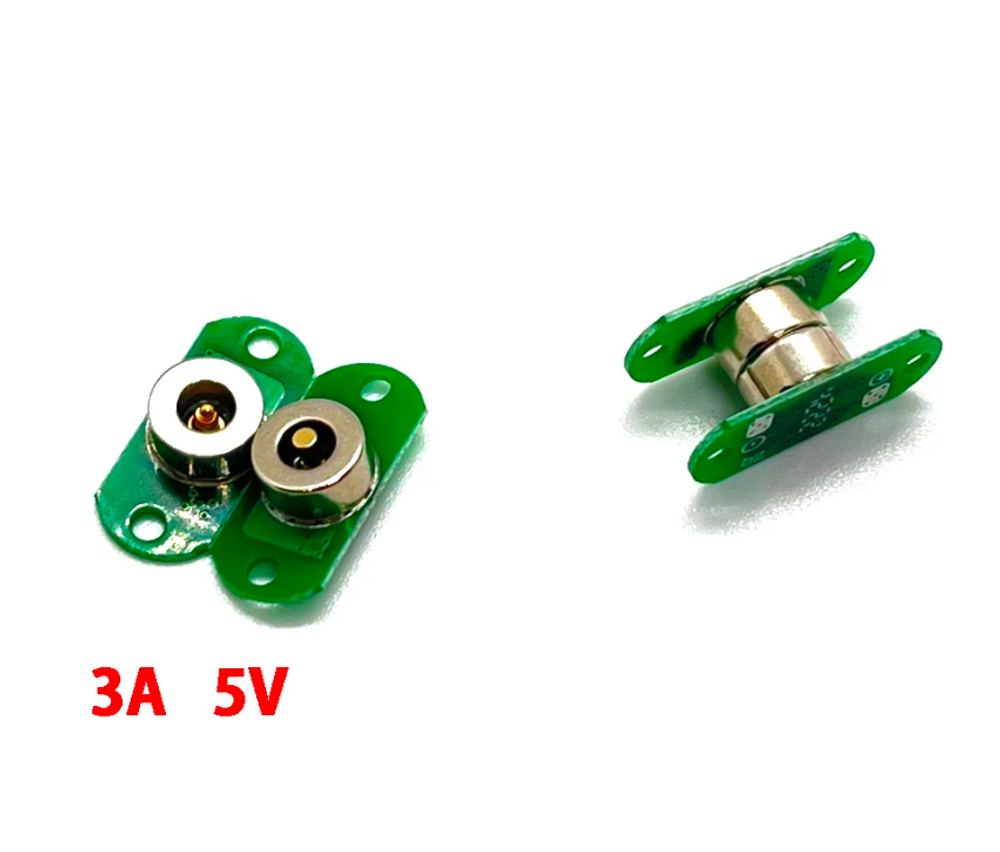 Магнитный разъем на плате, 2-контактный 5В 3А