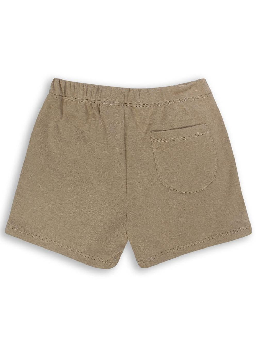 Костюм для девочек (свитшот, шорты) серый, р.104 (MINAKU)