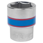 Головка торцевая стандартная шестигранная 3/8&quot;, 17 мм KING TONY 333517M