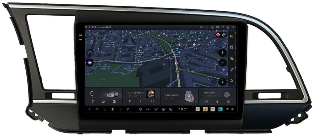 Магнитола для Hyundai Elantra 2016-2018 - Carmedia OL-9708 QLed+2K, Android 13, UIS7870 (DUDU7), CarPlay, SIM-слот