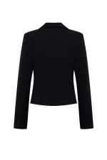 Жакет укороченный, Черный
