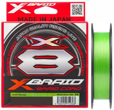 Шнур YGK X-Braid Braid Cord X8 150m #1.0/0.165mm 20lb/9.1kg