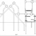 Детский спортивно-игровой комплекс для улицы серия "Сфера" Romana 057.06.00