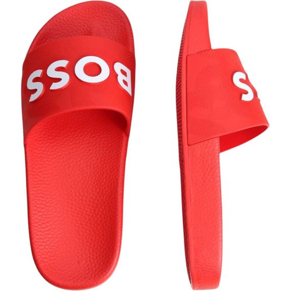 Hugo Boss Logo Slipper 'Red'
