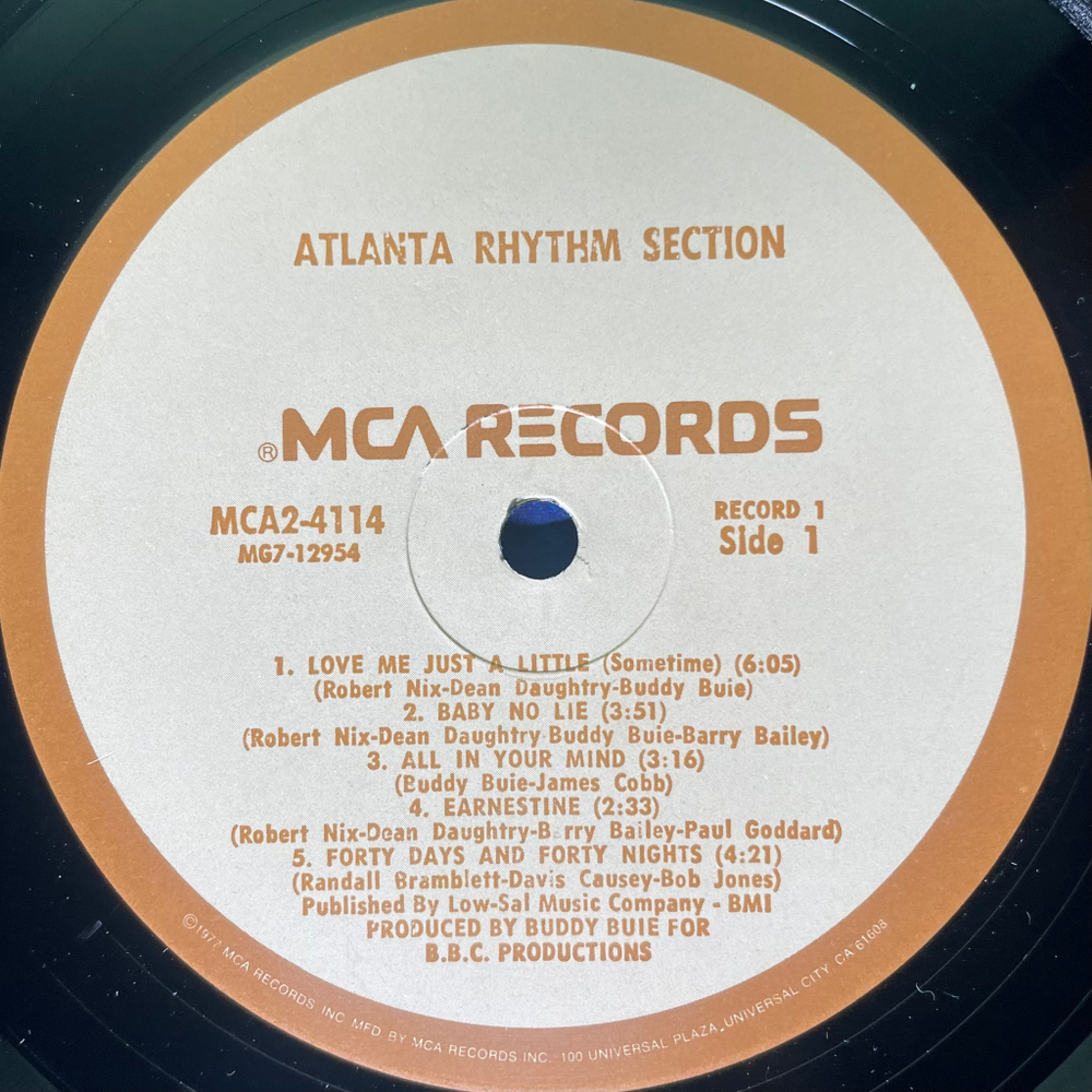 Atlanta Rhythm Section ‎– Atlanta Rhythm Section 2LP (США 1977г.)