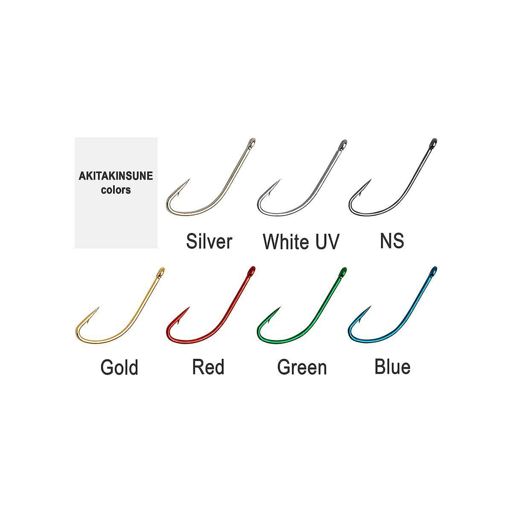 Крючок одинарный HIGASHI Akitakitsune ringed #1 Black