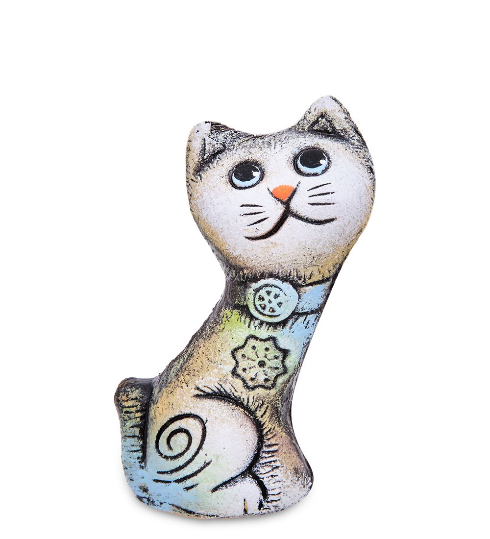 KK- 34 Фигурка «Кот Радость» шамот