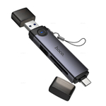 Hoco HB56 Victory USB/Type-C 3-в-1 кард ридер