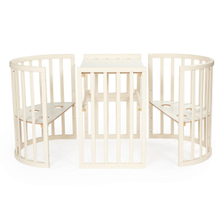 Детская кроватка Bebizaro Heirloom маятник поперечный BZHMM/02/VA VANILLA