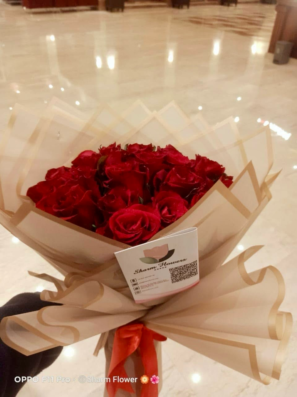 Букет из 101 алой розы