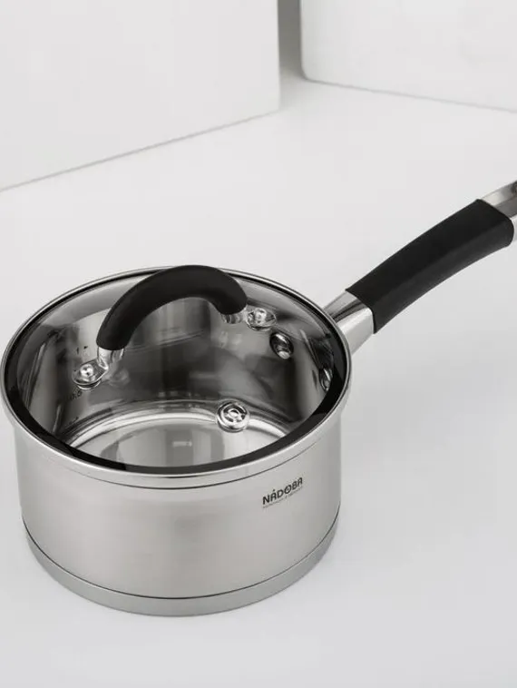 Набор кастрюль NÁDOBA OLINA, 3 шт: 1,5 л, 3,2 л, 6л