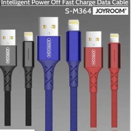 USB cable Lightning 1m S-M364 (Intelligent Power OFF смарт выключение) Joyroom 2.0А black