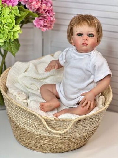 Кукла Реборн мягконабивная 55см (FA-574)