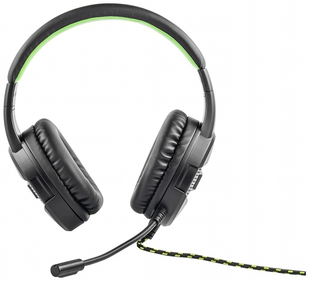 Наушники HARPER Gaming Raster GHS-X15 черный-зеленый