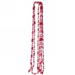 Бусы на ёлку 2м «Льдинка», Красный