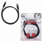 Кабель (патчкорд) UTP 5E категория RJ-45 1 м SONNEN для подключения Интернета по локальной сети LAN (5 штук в упаковке)