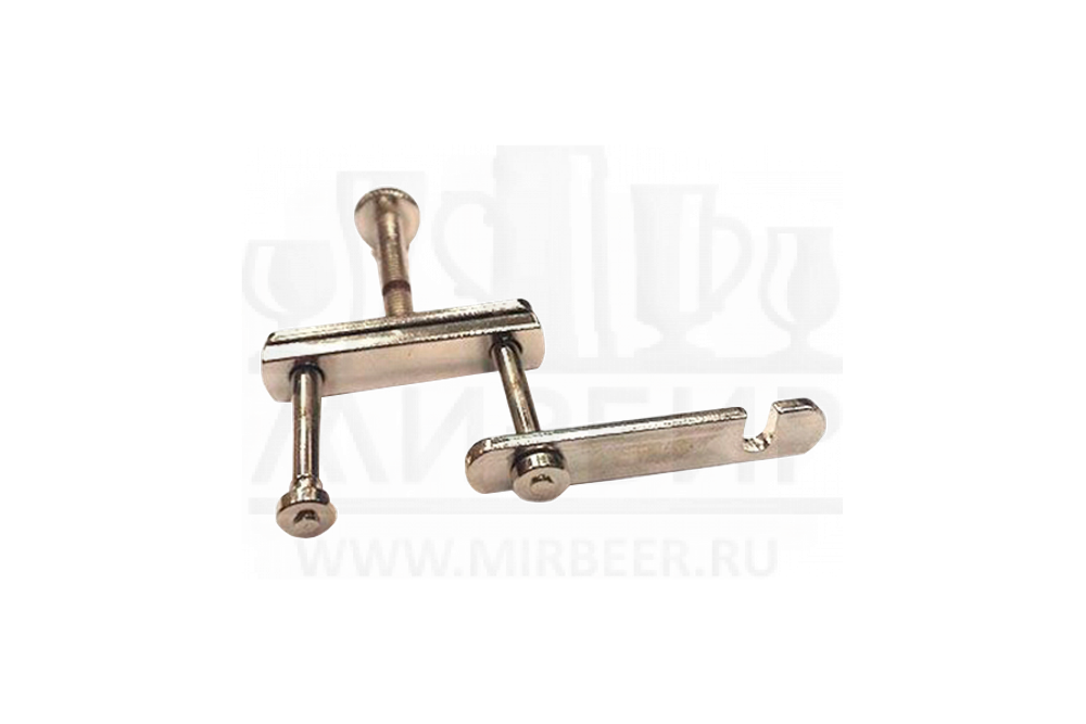Зажим Гофмана Т-образный, d=10 мм, нерж. сталь