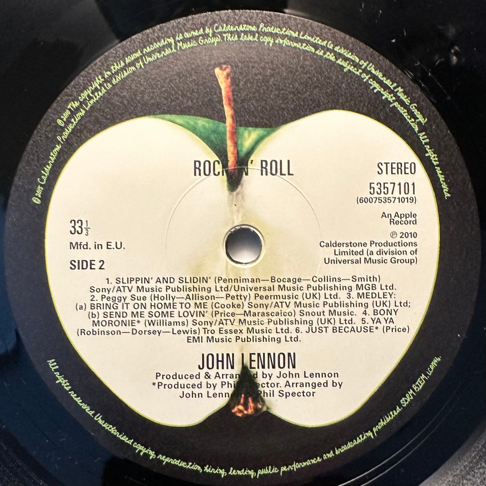 John Lennon - Rock 'N' Roll (Европа 2015г.)