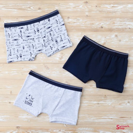 Боксеры DOMI BOYS 62000-38, 3 шт. в уп. COLOR MIX