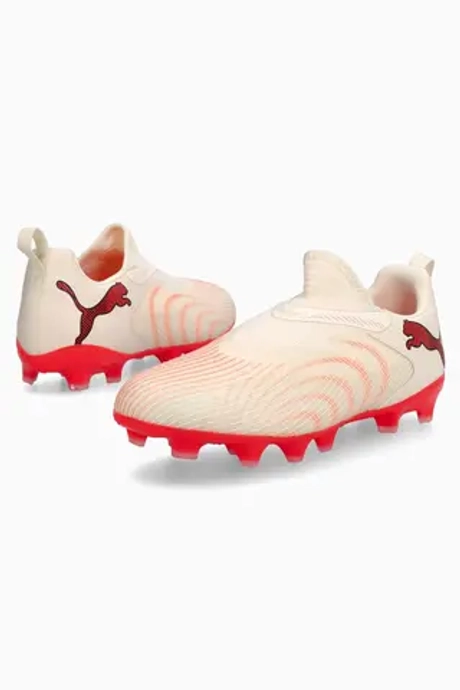 Бутсы Puma Future 9 Match LL FG/AG Junior - белый