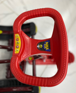 Снегокат «Тимка спорт 4-1» со спинкой рисунок сиденья: с роботом (арт. ТС4-1/Р2)