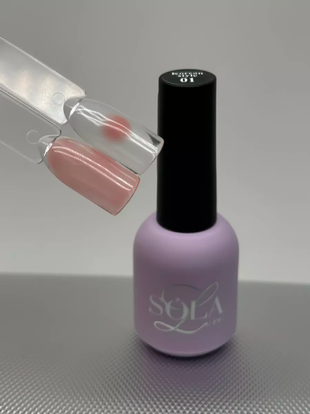 SoLa Гель-лак Korean style 01, полупрозрачный, 10мл