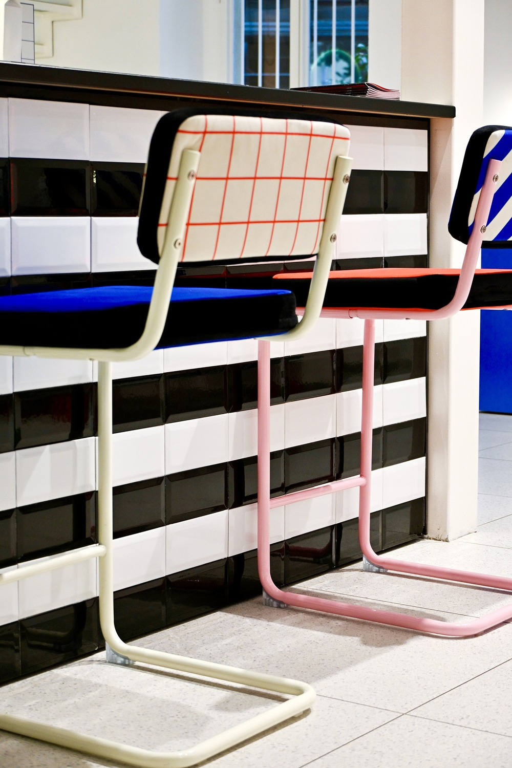 Барный стул Superstool Blue Stripes 16506