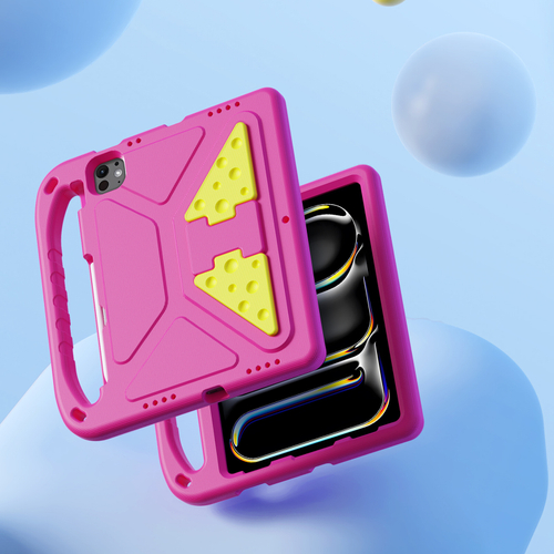 Детский чехол розового цвета на планшет iPad Air 4, 5 (10,9) и iPad Pro 11 (2018, 2020, 2021, 2022) от Dux Ducis, серия Puff Series Case