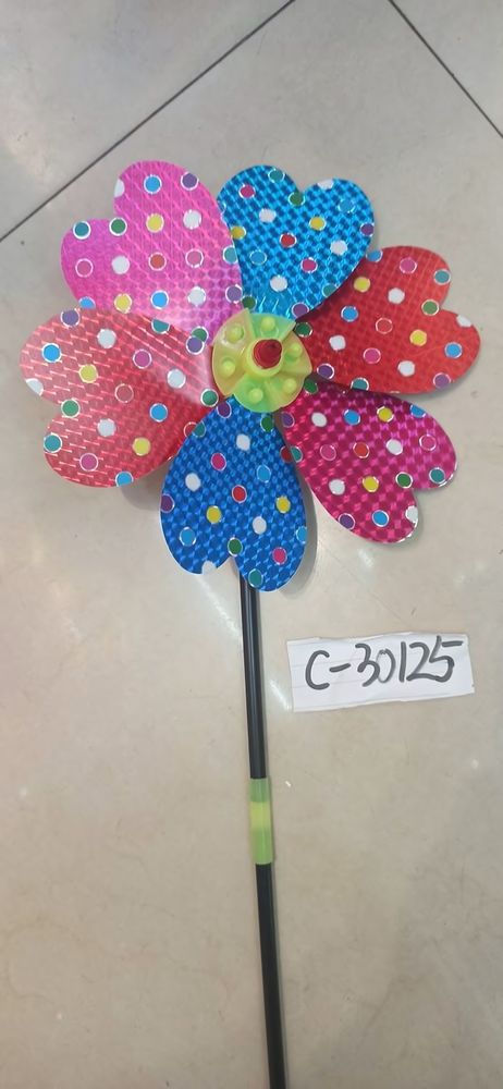 Ветерок с лепестками блестящие д-21 см Ветерок с лепестками блестящие д-21 см