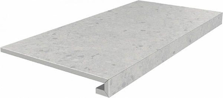 Фронтальная ступень Терраццо SG632400R/GCF клееная серый светлый