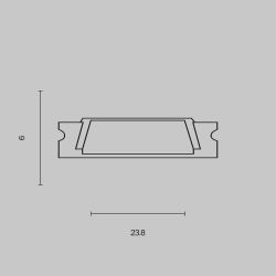 Профиль для ленты Maytoni ALM002S-2M