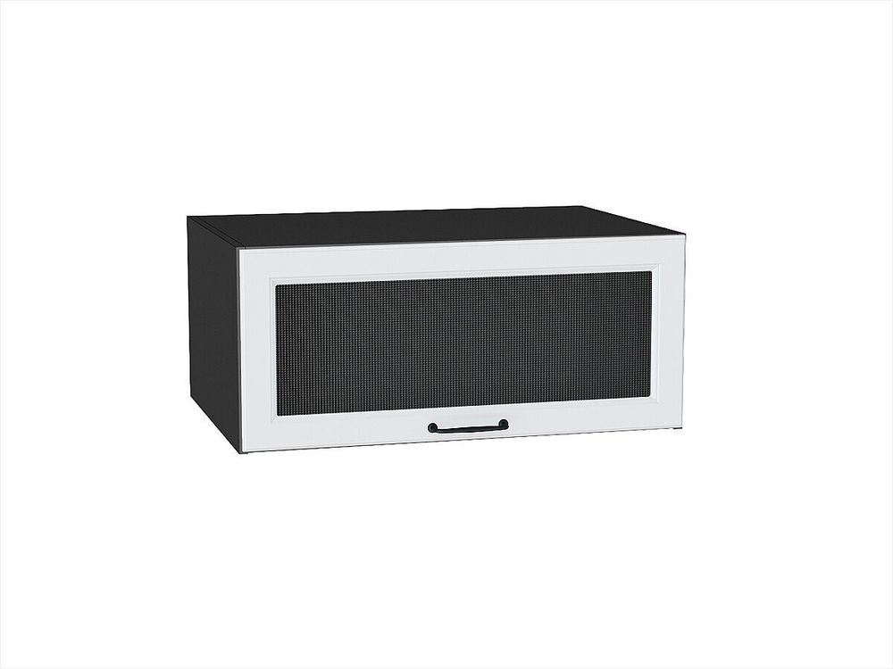 Шкаф верхний горизонтальный остекленный глубокий Ницца