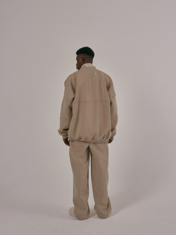 Wide Sweatpants Simple Taupe