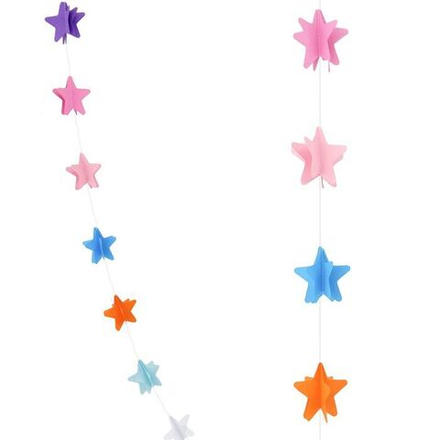 Гирлянда 1,6 м "Звезды Микс" Ассорти / 1 шт. / (Китай)