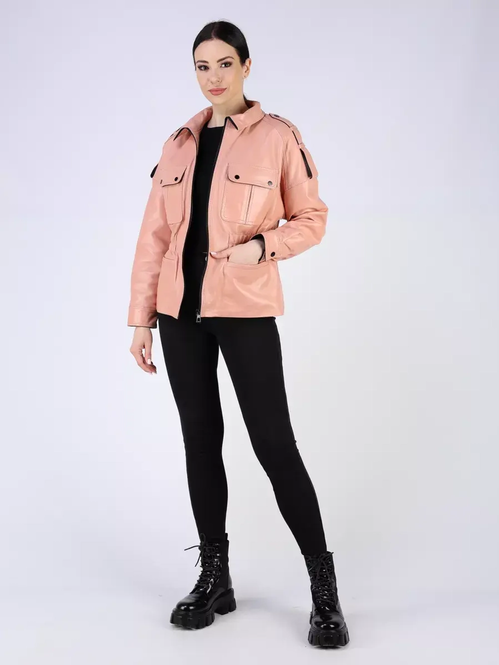 Кожаная куртка демисезонная Турция