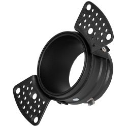 Светильник встраиваемый алюминиевый ЭРА KL99 BK безрамочный под штукатурку под лампу MR16 GU5.3 черный | Алюминиевые встраиваемые светильники