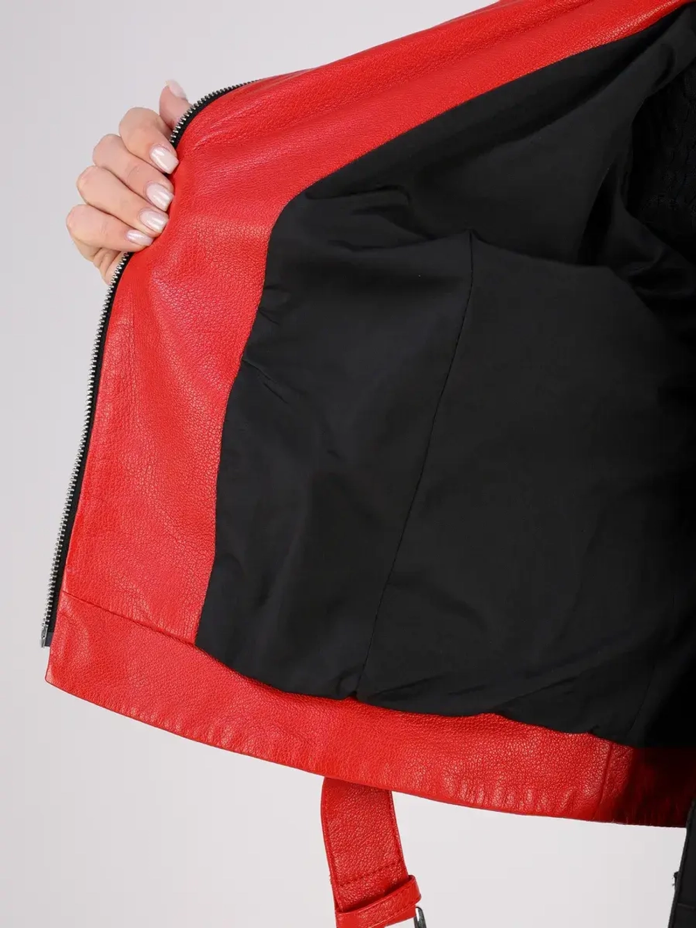 Кожаная куртка демисезонная косуха