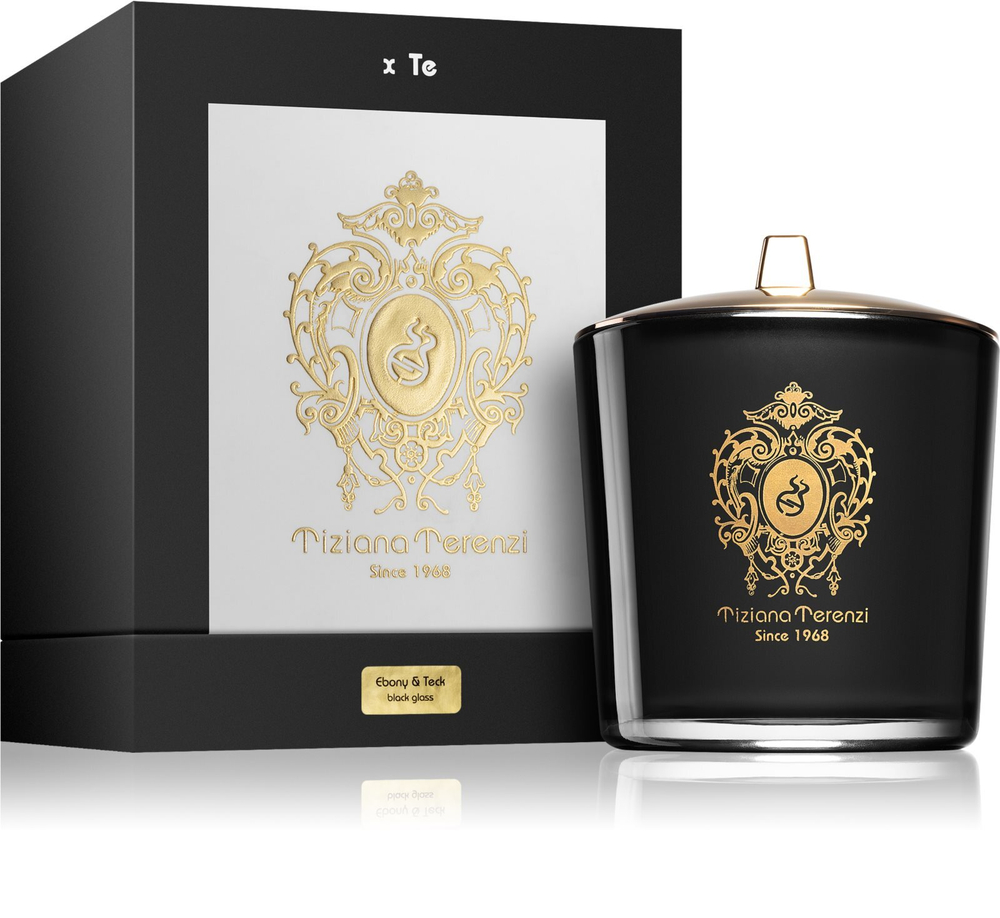 Tiziana Terenzi Ebony & Teck - ароматическая свеча с деревянным фитилем /   500  g  / GTIN 8016741772191