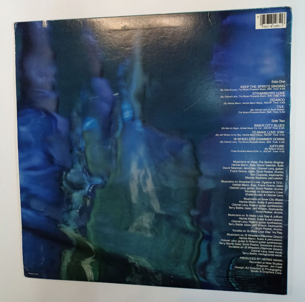Винтажная виниловая пластинка LP Herbie Mann See Through Spirits (USA 1985)