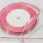 Лента Атласная 0,6см х 28м Сатин (Розовый)